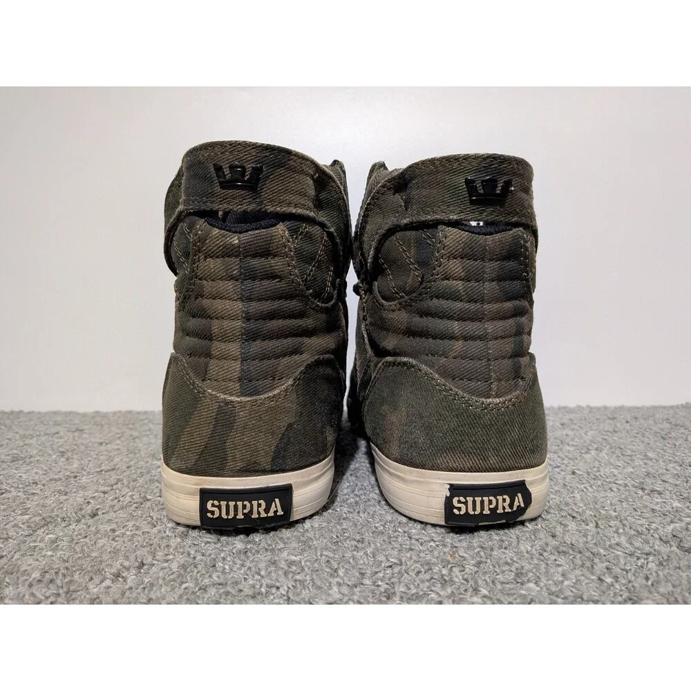 Supra Skytop Sneaker Shoes Mens Size 10 Camo